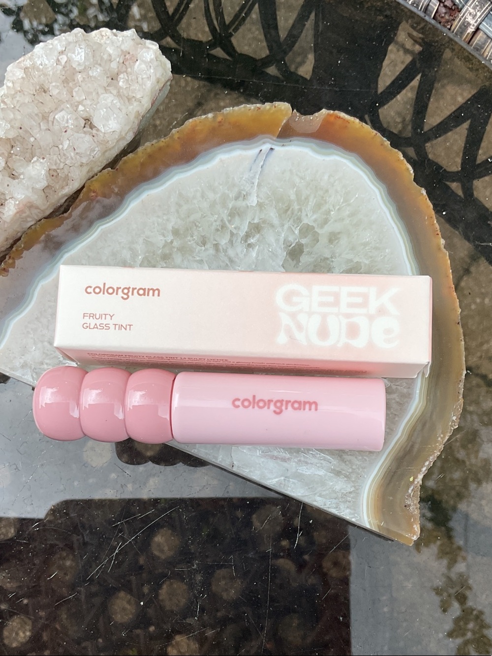 Colorgram Geek Nude Fruity Glass Tint - Soft Pink Gloss